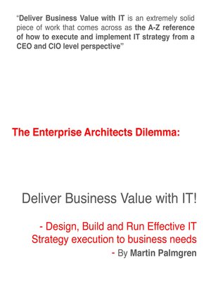 cover image of Design, Build and Run Effective IT Strategy Execution to Business Needs